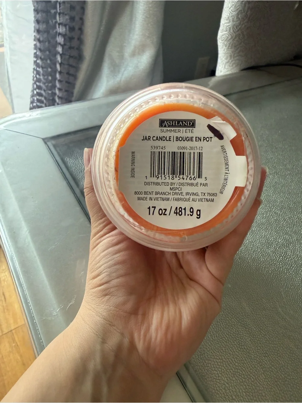 Ashland Mango-Orange Layered Jar Candle